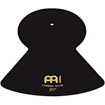 Meinl Percussion Meinl Cymbals Cymbal Mute Schlagzeug Becken Dämpfer 20 Zoll (50,80cm) für geräuscharmes Üben Zuhause – Drumset Zubehör, Schwarz (MCM-20)