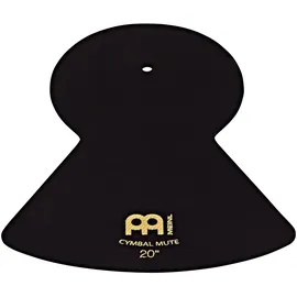 Meinl Percussion Meinl Cymbals Cymbal Mute Schlagzeug Becken Dämpfer 20 Zoll (50,80cm) für geräuscharmes Üben Zuhause – Drumset Zubehör, Schwarz (MCM-20)