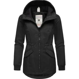 Ragwear Dowey Regenjacke Damen Schwarz XL