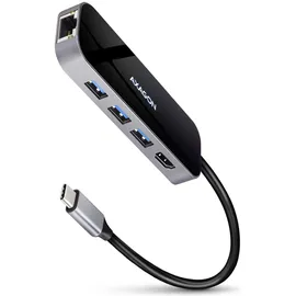 AXAGON HMC-6GL USB 3.2 Gen 1 (3.1 Gen 1) Type-C 5000 Mbit/s Schwarz - Grau (HMC-6GL)