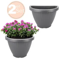GarPet 2X Blumentopf Wand Blumentopf Wandmontage Wandblumentopf Wandvasen für