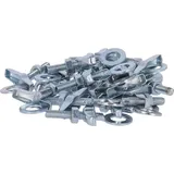 Fix Nippel Kettenspanner Fahrrad Beutel M6 silber 10 Paar