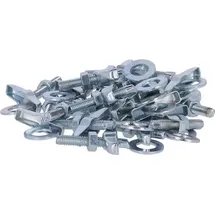Fix Nippel Kettenspanner Fahrrad Beutel M6 silber 10 Paar