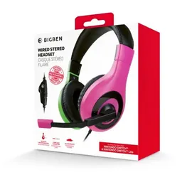 Bigben Interactive Stereo-Gaming-Headset V1 grün/pink