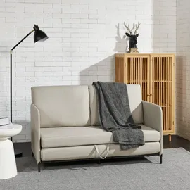 [en.casa] Schlafsofa Soini 2-Sitzer Beige