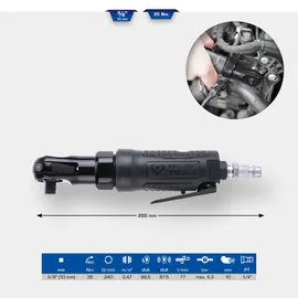 BRILLIANT TOOLS Druckluft-Ratsche 3/8" 35 Nm