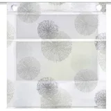 HOME WOHNIDEEN Home fashion MAGNETROLLO BAMBUSOPTIK Rawlins, Polyester, Stein, 130 X 60 cm