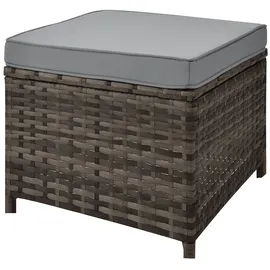 Svita Monroe Garten-Lounge Set Polyrattan Lounge-Möbel Sitzgruppe Braun