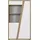 Gami Highboard EPURA 109 x 45 x 191 cm Braun/Weiß