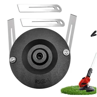 Rasentrimmer Messer aus Metall, Doppelte Metallklingen mit Unterbodenschutz, Zubehör für Akku-Rasenmäher, Trimmerklingen Set für Einhell GE-CT 18 Ll Akku-Rasentrimmer (4pcs Klingen)