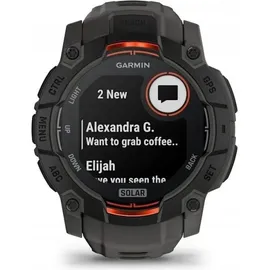 Garmin Instinct 3 Solar 50 mm Schwarz / Kohle