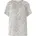 Satinbluse mit Raffung und All-over-Print 46