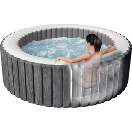 Intex PureSpa Bubble 196 x 71 cm greywood deluxe