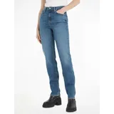 Tommy Hilfiger Straight-Jeans, in blauer Waschung, Gr. 34 - Länge 30, Mel, , 36042353-34 Länge 30