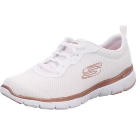 skechers flex appeal 3.0 white rose gold