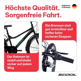 coolmobility gmbh S'COOL troX 26 Zoll schwarz/grün
