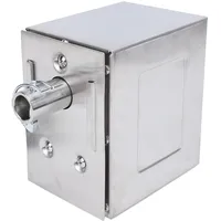 Hztyyier 45 W Edelstahl-BBQ-Rotisserie-Motor, Grillmotor, 200–250 Kg Torsion, für Ganze Lamm-Ferkel-Hähnchen mit Stabiler Rotation für Familienessen, Grillen Im Freien (EU-Stecker 100–240