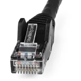 Startech StarTech.com 7m Netzwerkkabel CAT6 - LSZH(weniger Rauch, Halogenfrei) - 10Gbit 650MHz 100W POE RJ45 U/UTP LAN-Patch Kabel - Schwarz, ETL Zertifizierung, 24AWG, Installationskabel, 7 m, Cat6, 7 m),
