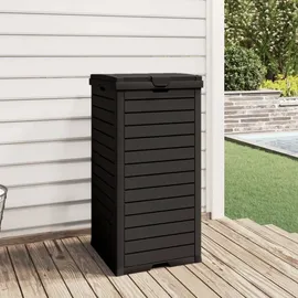 vidaXL Outdoor-Mülltonne 41 l Schwarz