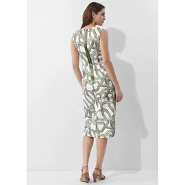 ALBA MODA Midikleid Weiß/Grün 38