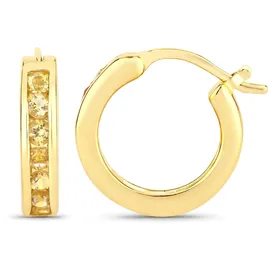 Rafaela Donata Creolen K87 gelbgold 375 2-tlg