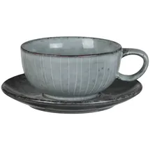 Broste Copenhagen Nordic Sea Tasse mit Untertasse 0,25 l Blau