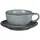 Broste Copenhagen Nordic Sea Tasse mit Untertasse 0,25 l Blau