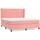 vidaXL Boxspringbett 180 x 200 cm Rosa