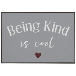 IB Laursen Metallschild Being kind is cool, 20 x 14 cm