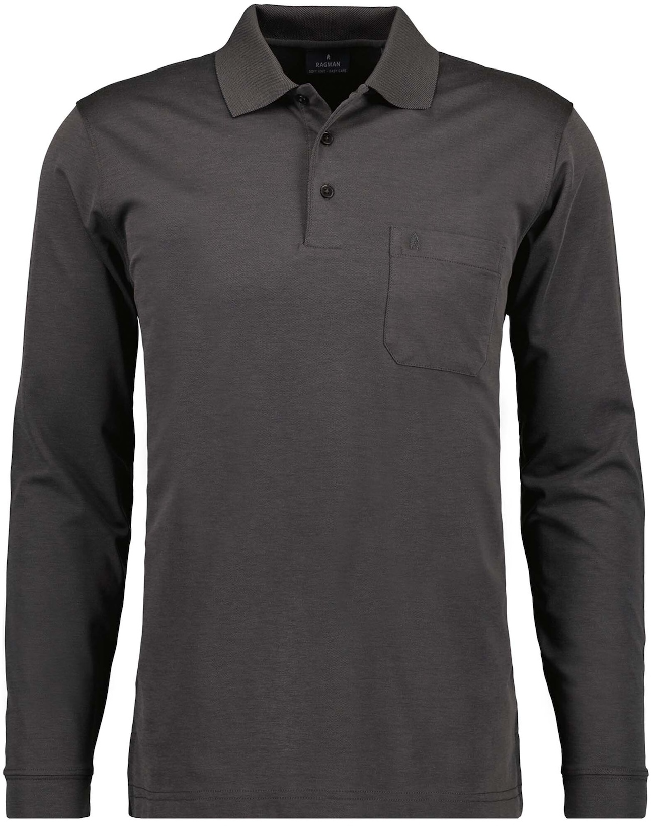 Preisvergleich Produktbild Soft Knit Polo Knopf Langarm Herren Poloshirt