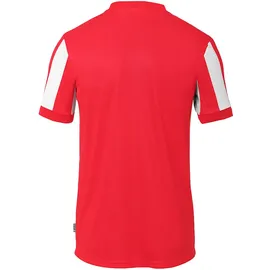 Uhlsport Retro Stripe kurzarm Trikot Herren rot/weiß 3XL