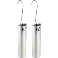 Hi Haushalt International Luftbefeuchter Verdunster 2er Set Edelstahl für Heizkörper 16175