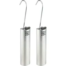 Hi Haushalt International Luftbefeuchter Verdunster 2er Set Edelstahl für Heizkörper 16175