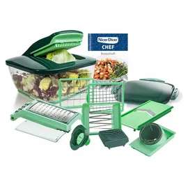 Genius Nicer Dicer Chef 15-tlg. grün Set 1