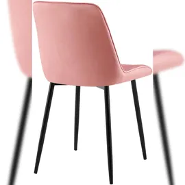 CLP Esszimmerstuhl Gifford Samtbezug I Küchenstuhl mit Rückenlehne