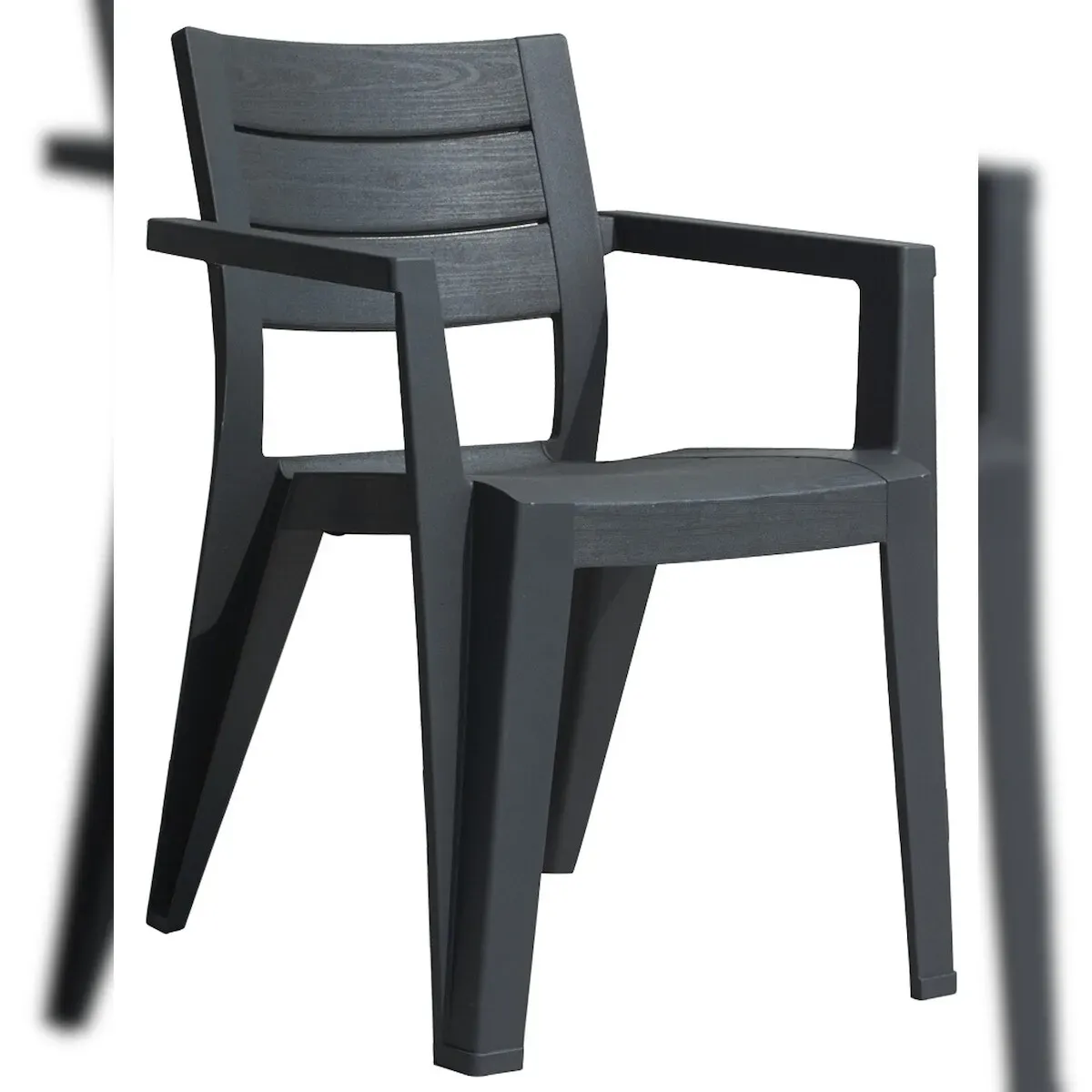 Keter Gartenstuhl grau 58,5x61,5x79 cm