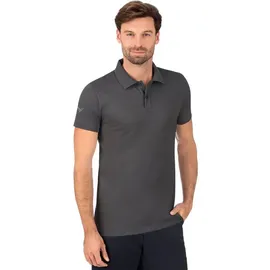 Trigema Poloshirt »TRIGEMA Slim Fit Poloshirt aus DELUXE-Piqué«, (1 tlg.), grau