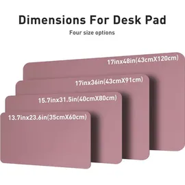 luxuskollektion Schreibtischunterlage Mauspad rutschfest wasserdicht 60cm x