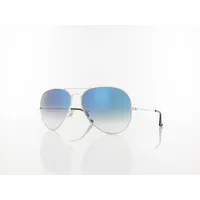 Ray-Ban Aviator Large Metal RB3025 003/3F 62-14 polished silver/light blue