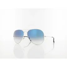 Ray-Ban Aviator Large Metal RB3025 003/3F 62-14 polished silver/light blue