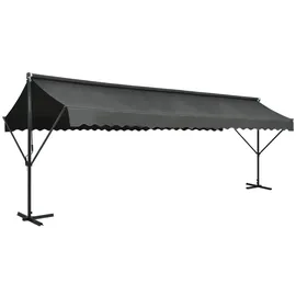 vidaXL Freistehende Markise 500 x 300 cm anthrazit