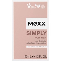 Mexx Simply For Her Eau de Toilette 40 ml
