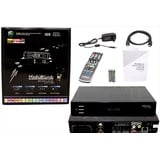 Medialink Kabelreceiver mit Aufnahmefunktion, CI, CX, VFD für Kabel Fernseher TV - Black Panther Kabel Receiver mit alphanumerisches Display, HDMI, Kartenleser, PVR, USB, SCART, LAN + M@tec HDMI Kabel