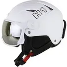 HMR H1 Skihelm mit Visier White - weiss - XL