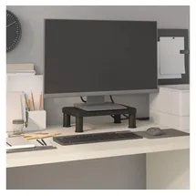 vidaXL Monitorständer 38x24x10,5 cm Schwarz