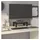 vidaXL Monitorständer 38x24x10,5 cm Schwarz