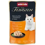 Animonda Vom Feinsten Adult in Sauce Hühnchenfilet + Entenbrust in Sauce Katzenfutter nass