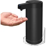 Automatischer Seifenspender Wandhalterung Edelstahl mit Sensor Infrarot 255.1 g Automatischer Seifenspender Berührungslos Elektrisch IPX5 Wasserdicht USB-C Aufladen Bewegungssensor für Küche & Bad