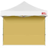 MasterCanopy Seitenwand/Seitenteil für 3 x 3 m Pop-up-Pavillon, Faltpavillon, Zelt, Canopy, 1 Stück, Beige