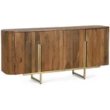 Bizzotto Sideboard Vilas aus Mangoholz beige 160.0 cm x 75.0 cm x 40.0 cm